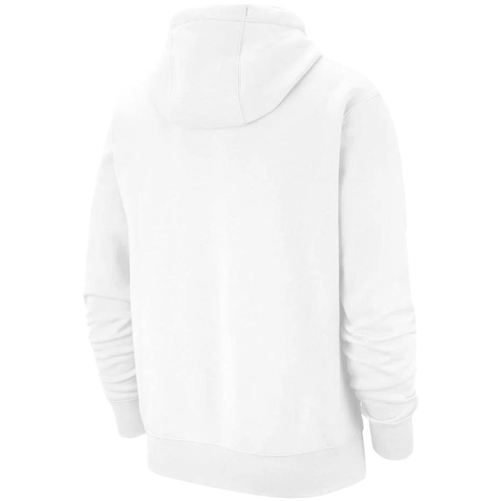 Nike NSW Club Fleece FZ Hoodie, Mens White Sweatshirt