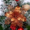 Hollow Flower Tree Hanging Ornament Festival Xmas Window Artificial Flower