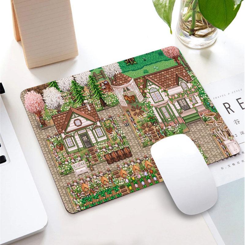 Stardew Valley Mauspads Kleine Mauspads Gamer PC Mauspads Sakura Computertischmatte Maus Teppich Gaming für Maus Tastatur Pads