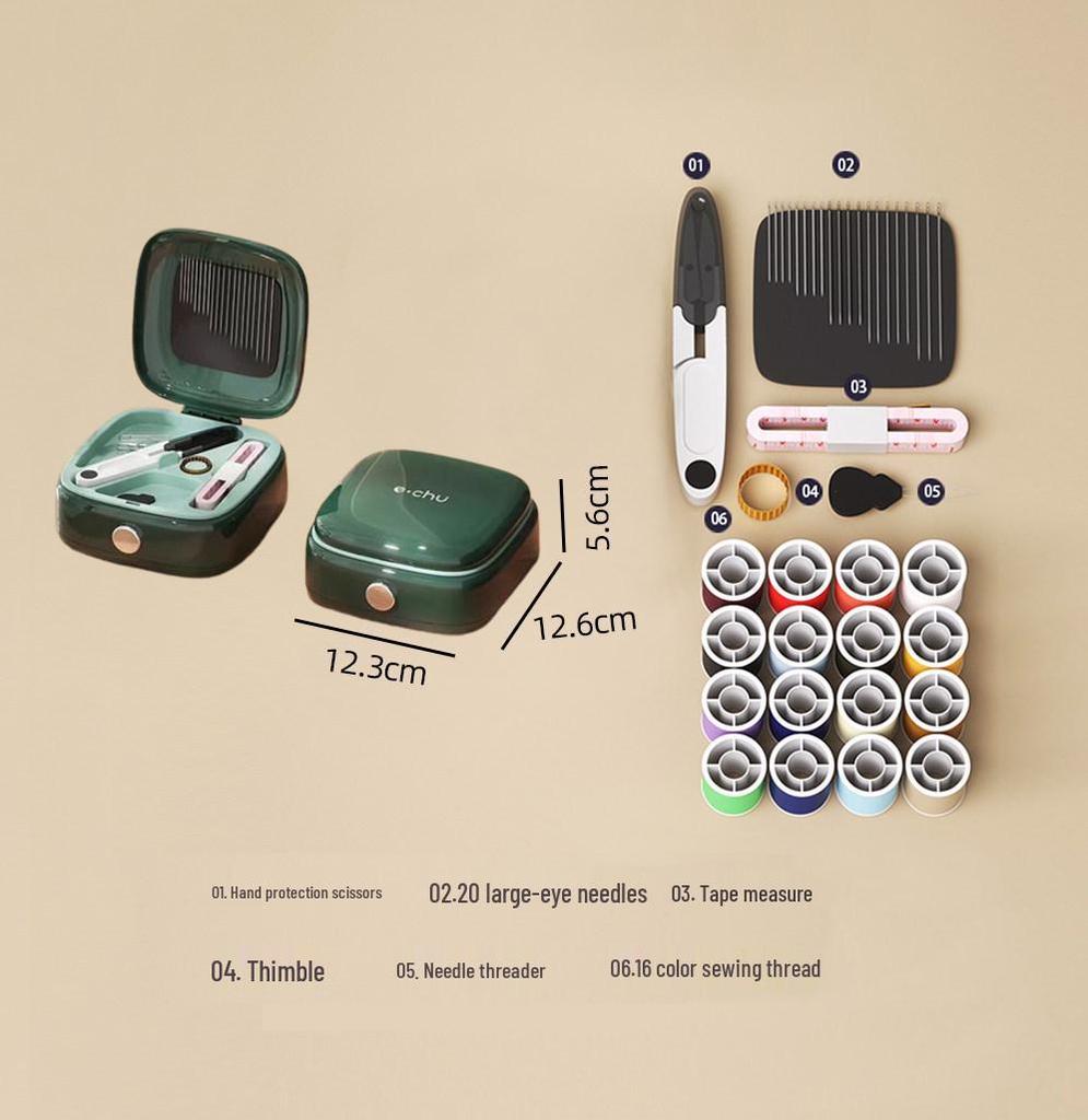 Dual Needle Threader & Seam Ripper for Seniors - New Manual Sewing Tool with Needle ID Function