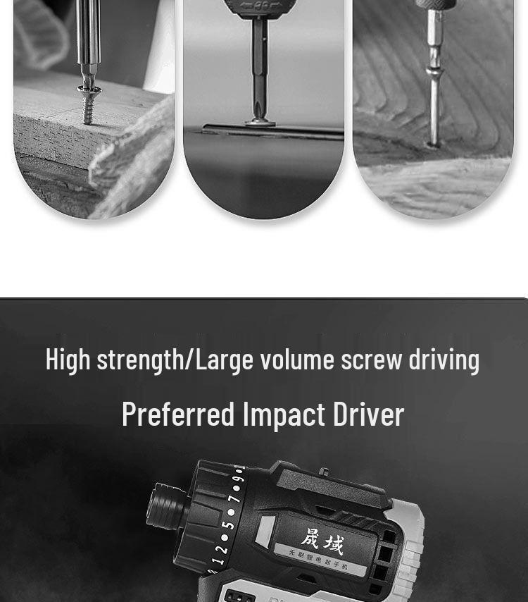 Brushless Cordless 18V High-Torque Mini Electric Screwdriver