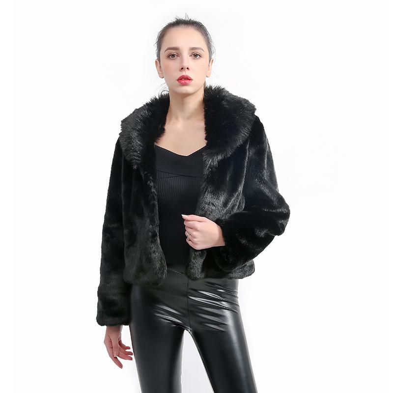 Youthful Mink Fur Coat: Short Style with Fur Collar, European & American Fashion, Women's Warm Outerwear.