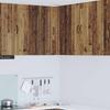 Lucca Wall Corner Cabinet Reclaimed Wood Look 57 X 57 X 80 Cm Particleboard