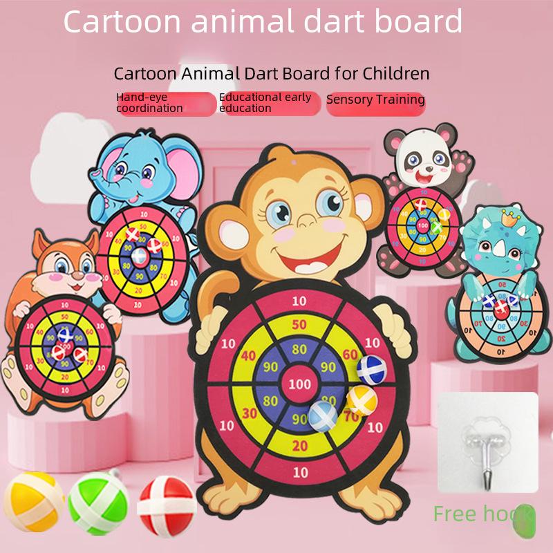 Children's Indoor Sticky Ball Dart Target Toy Set