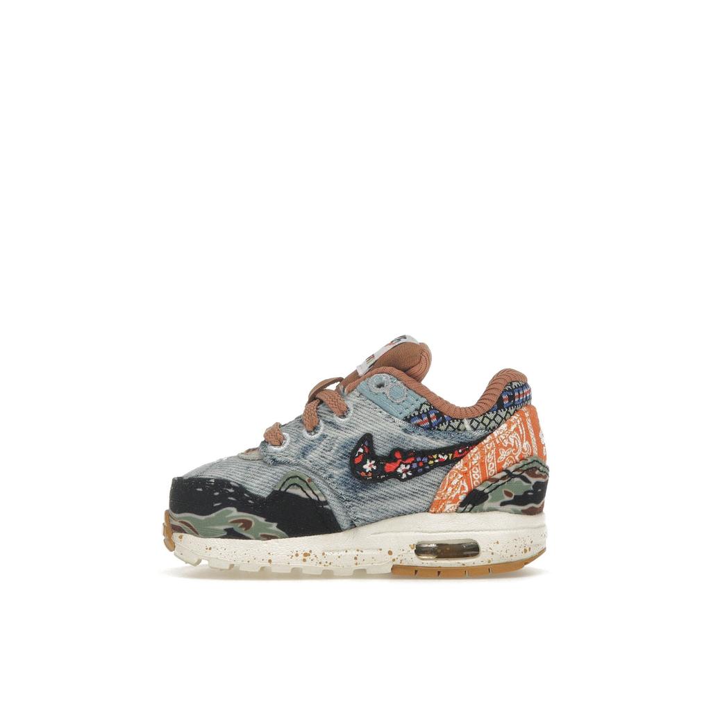 Concepts X Nike Air Max 1 SP TD Heavy Baby Sneakers Multi-Color Wild-Violet Sail DR2363-700