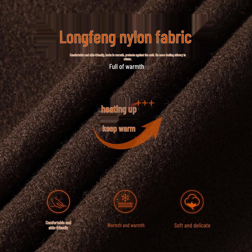 Men's Mid-Length Wool Coat - Dragon & Phoenix Design, Autumn/Winter Korean Style, Thick Windbreaker, Loose Fit, Trendy Brand Lapel Jacket.