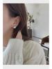 Shijiazhenduo Gray Pearl Earrings: Upgraded Silicone Ear Clips for Comfort and Style