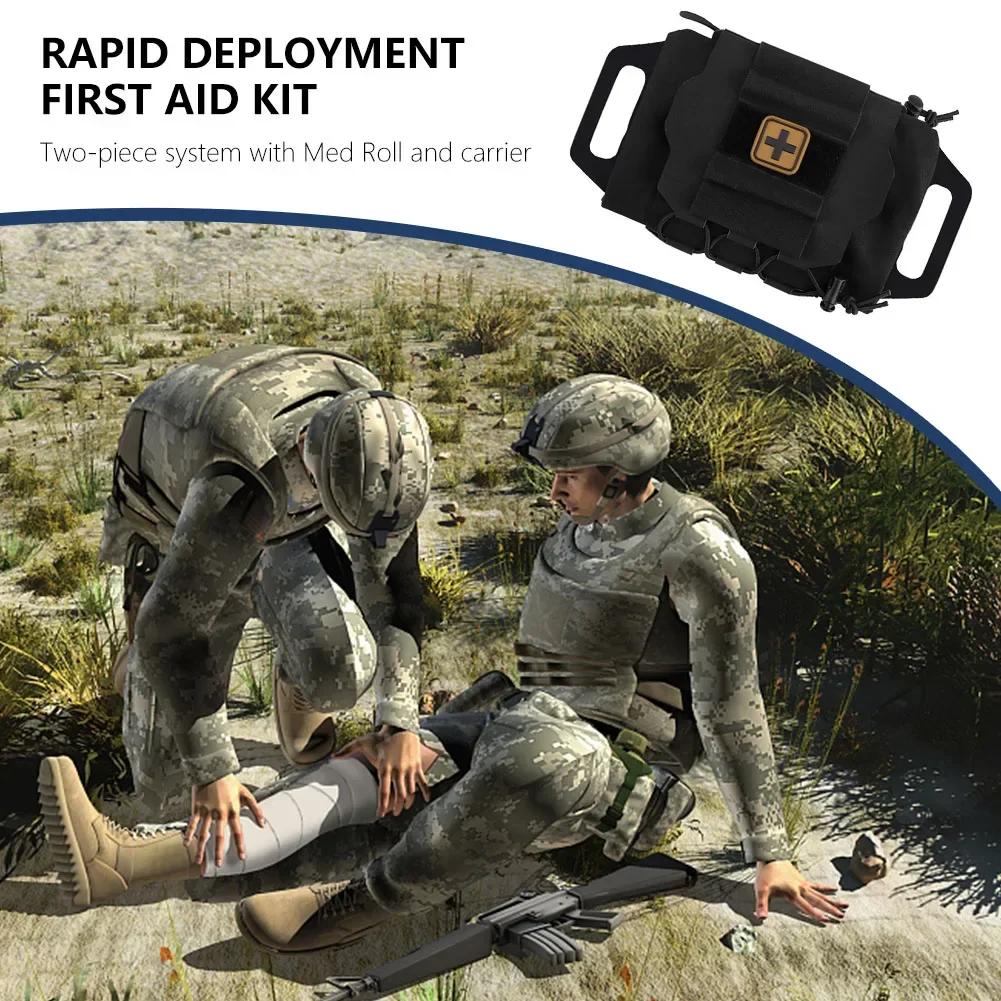 IFAK Medical Pouch MOLLE Rapid Deployment First-aid Kit Survival Outdoor Hunting Emergency Bag Camping Medical Kit