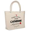 Beach Bag - PLANETEE - Soft Cooler Bag - Insulated 'Catherine D'amour's Bazaar' - Cotton - Large Capacity