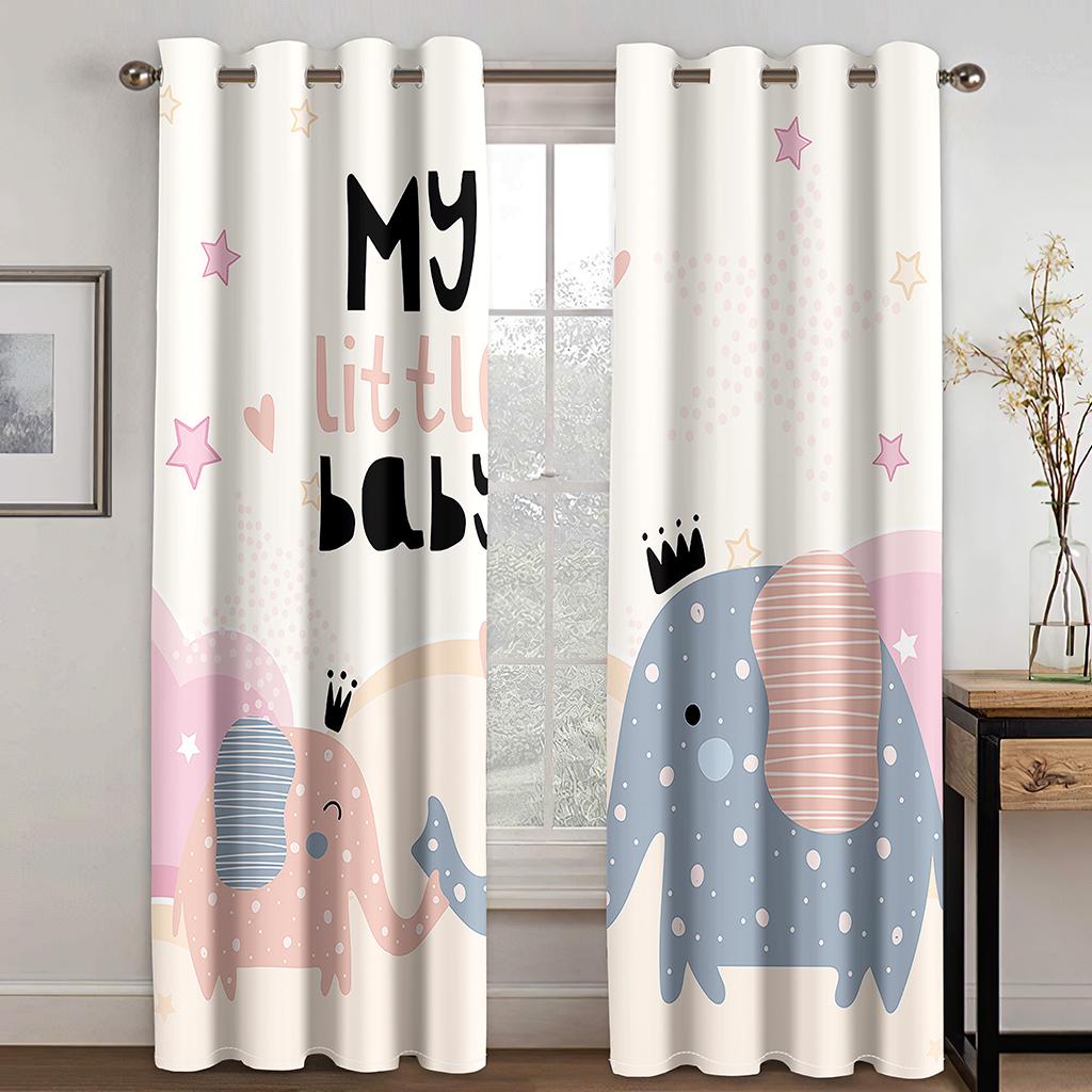 Kreskówka Uroczy Kot Zwierzę Park 3D Dziecko Dzieci Dziewczyna Dzieciństwo Darmowa Wysyłka 2 Sztuki Cienkie Zasłony Okienne Do Salonu Sypialni Dekoracji