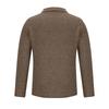 Men's Casual And Trendy British-style Solid-color Warm Cardigan Sweater, Men's Long-sleeved Button-up Stand-up Collar Sweater