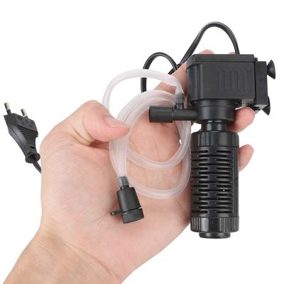 3-in-1 Filter Visvijver Accessoires Waterzuiveraar voor Aquarium Visvijver Mini Visvijver Filter Zuurstofvoorziening Onderdompelbare Filtratie
