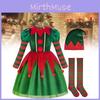 Children Cosplay Clown Costume Princess Dress Set Christmas Party Halloween