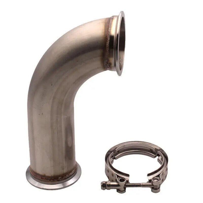 

For Universal Downpipe Applications 3-Inch 90 Degree V-Band Clamp Pipe With 6 Short Leg как
