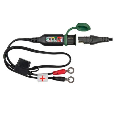 TechMate Official OptiMATE O127 Cable Charging Monitor for 12.8V/13.2V Iron Phosphate Batteries