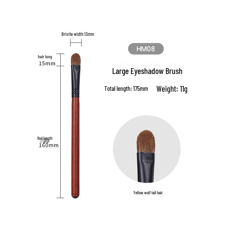 26-teiliges professionelles Make-up-Pinselset - Tierhaarpinsel für Lidschatten, Highlighter, Foundation und Rouge