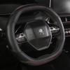 Stilfullt rattöverdrag för Peugeot 4008, 5008, 508L - D-typ, platt botten