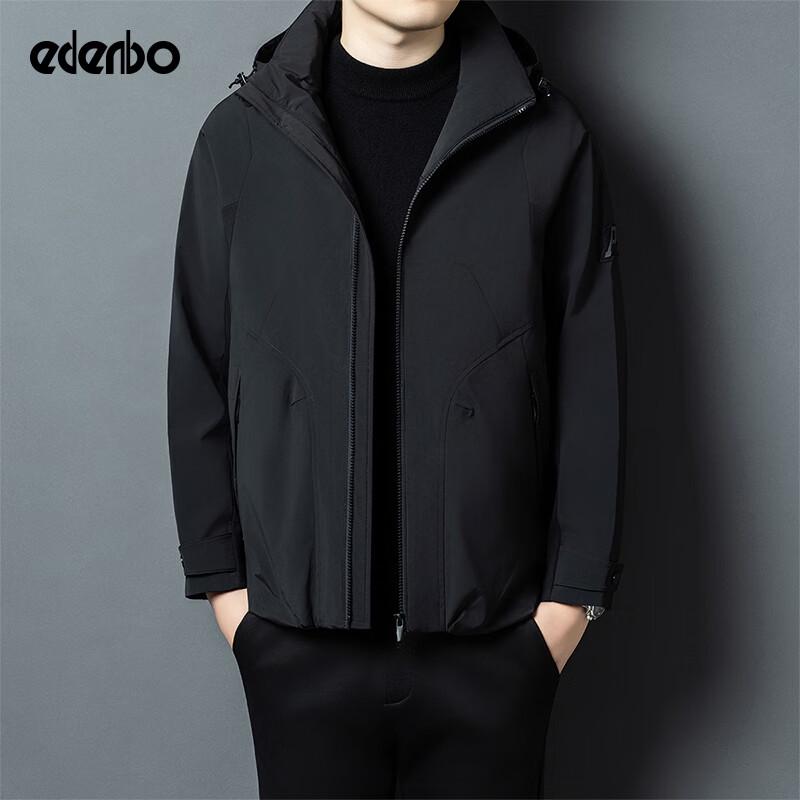 

Edenbo Men s Casual Hooded Parka Jacket 2XL