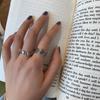 Sterling Stunning 925 Silver Double Layer Fish Vintage Ring With Unique Expression Design