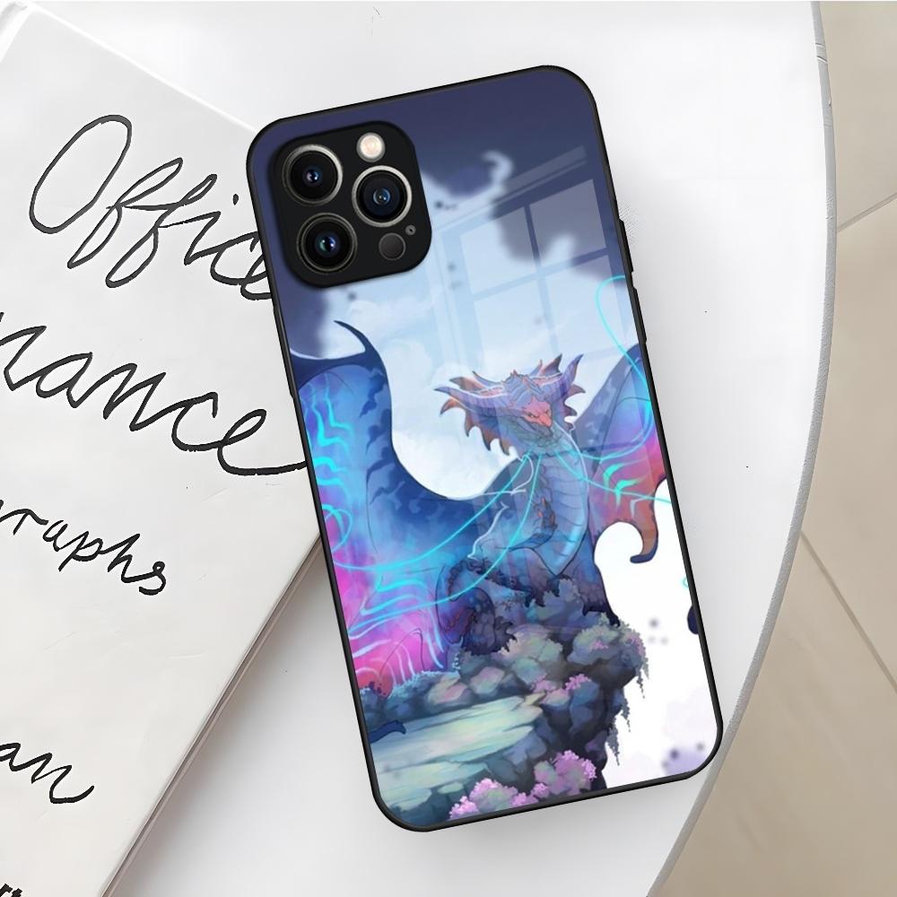 Spiel Monster Hunter World Handyhülle für Iphone 16 15 14 12 11 13 Pro Max Mini X Xr Xs Se 8 Puls Glas Hülle
