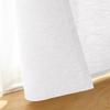 MUJI Linen Plain Weave Non-Pleated Curtains, 100cm Wide x 200cm Long, Off-White, 84759307