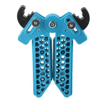 Archery Pulley Bow Frame Stand Non Slip Adjustable Archery Bow Rack Bracket Support Kickstand Blue