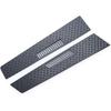Stainless Steels Engine Cover Hood Anti-Skid Plate for 1/10 TRX-6 G63 TRX-4 G500 RC Crawler Car (Black)