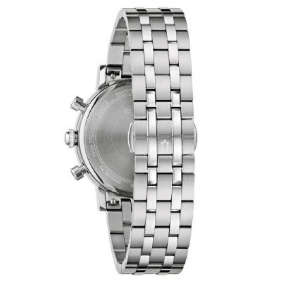 BULOVA Chrono High Precision 262kHz 39mm Blue Dial Sapphire Watch 96B458
