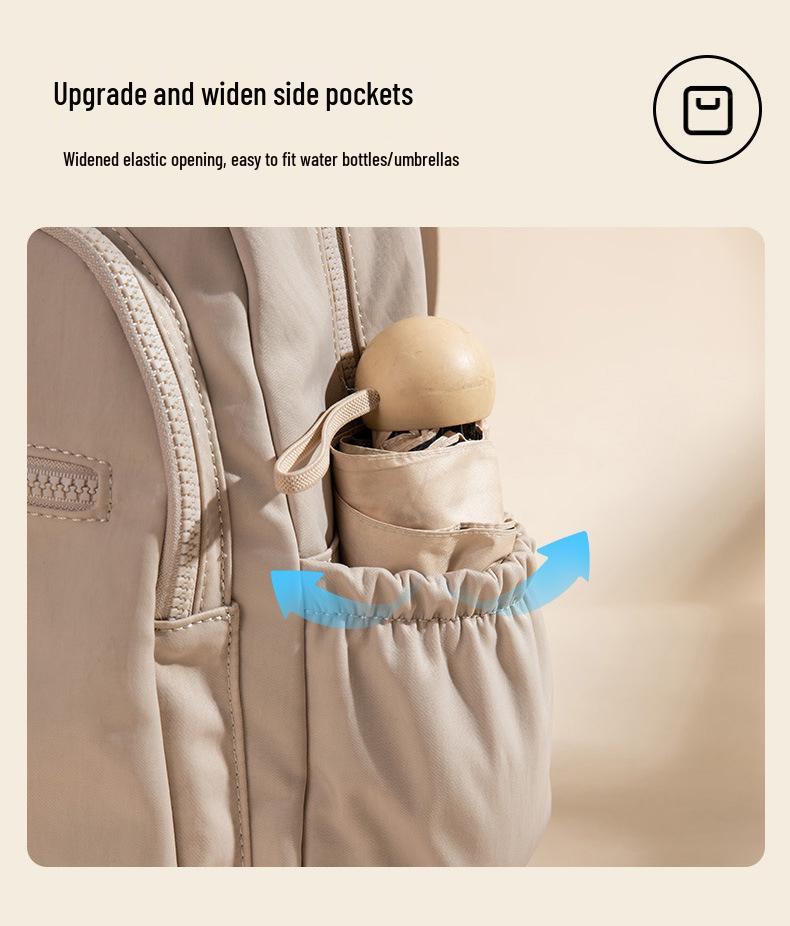 Zaino in Tela Leggero Versatile da Donna - per Pendolarismo, Viaggio e Studenti con Grande Capacità