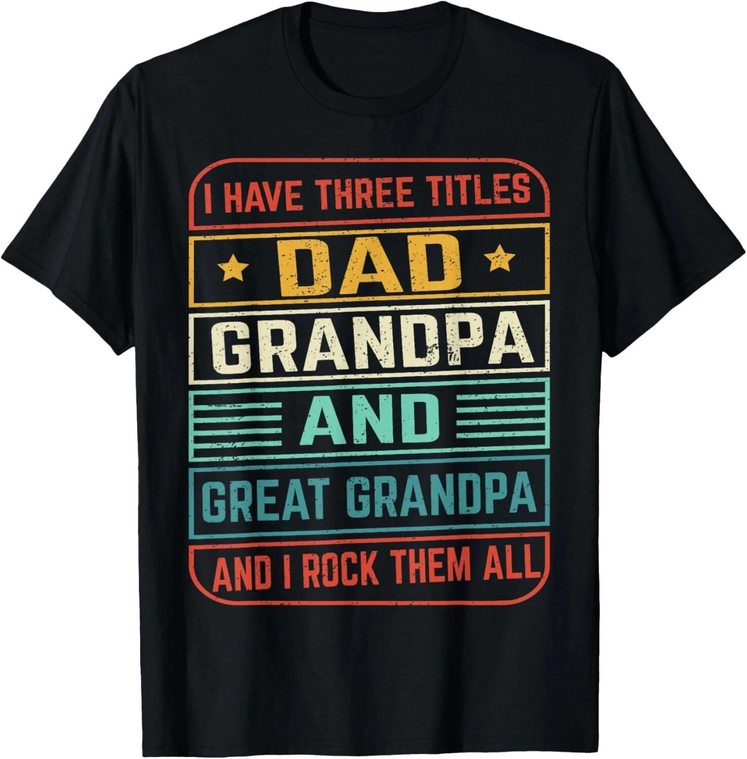 Fathers Day Gift from Grandkids Dad Grandpa Great Grandpa Gift Unisex kids boys T-Shirt 130