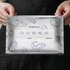 Sacos de Armazenamento de Alimentos de Folha de Alumínio de Grande Capacidade - À Prova de Vazamentos, Seguro para Congelador, Reutilizável com Fecho Zip (10 PCS)