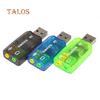 5.1 kanálů?USB na 3,5mm Jack Audio Adaptér Převodník PC 3D Externí Zvuková Karta Počítačové Gadgety