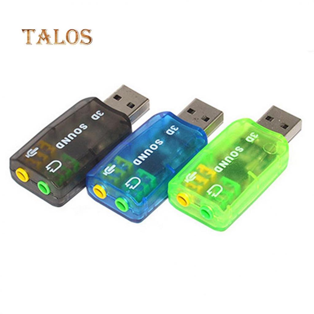 5.1 kanálů?USB na 3,5mm Jack Audio Adaptér Převodník PC 3D Externí Zvuková Karta Počítačové Gadgety