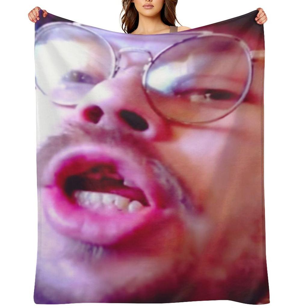 KINGCOBRAJFS Merch Throw Blanket Sofa Multi-Purpose Sleeping Bag Flannel Blankets
