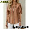 Blusas y Camisas Casuales de Moda para Mujer de Manga Corta con Cuello en V