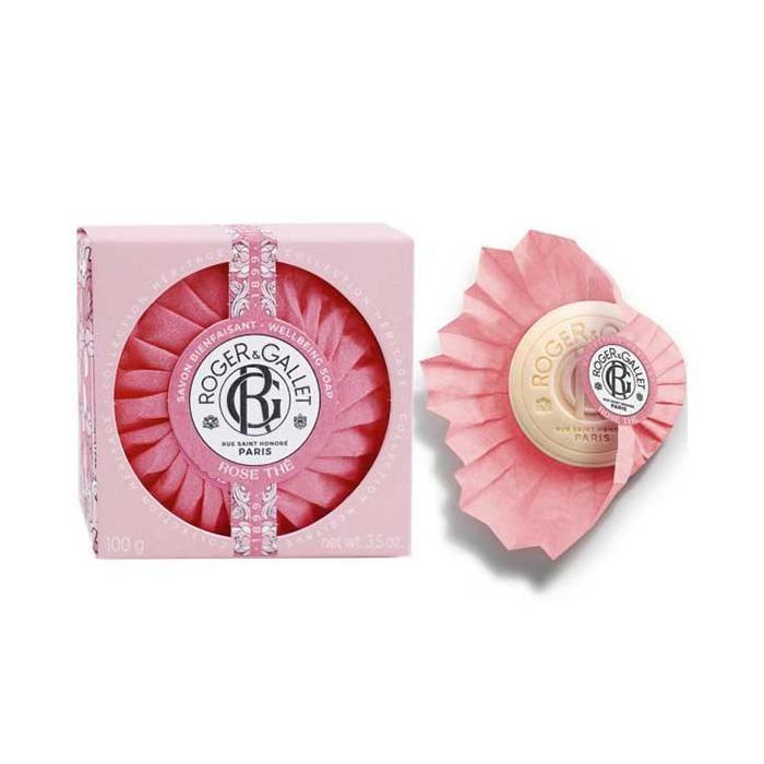 Mydło - Roger & Gallet - Róża Herbaciana - 100g - Dobroczynny - Perfumowany