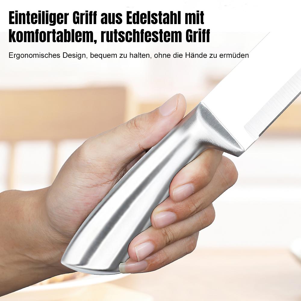 Includes Scissors and Sharpening Rod Multiple Blade Types Stainless Steel Knife Sets With Block
