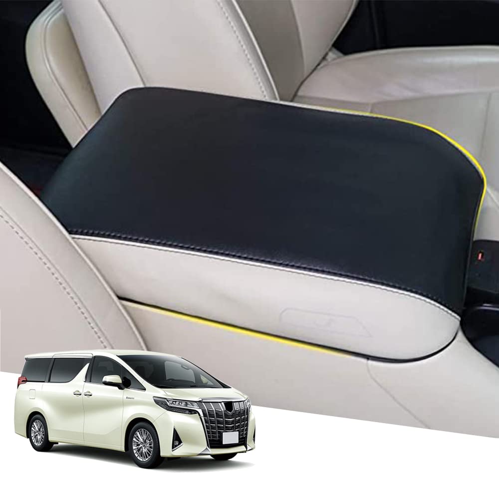 

Hearsheng Leather Armrest Box Cover for Toyota 30 Series 2015 Custom Interior Protects Against Nail Protects Against Dirt and Easy Specific Design