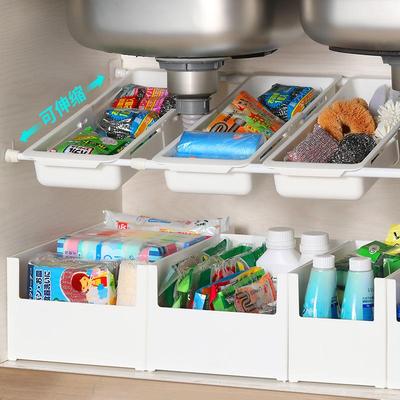 Organizzatore Telescopico Sottolavello in Stile Giapponese: Scaffale da Cucina Multifunzione