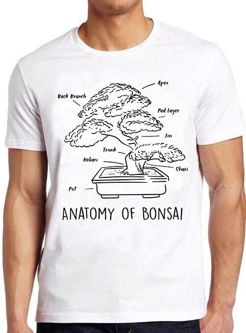Анатомия бонсай сакуры Мем Япония Крутой Забавный Подарок Топ Футболка T-Shirt C1126 XL