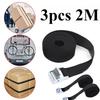 1/3pc 2M Buckle Tie-Down Belt Cargo Straps for Car Motorcycle Bike with Metal Buckle Tow Rope Strong Ratchet Belt Luggage Bag
