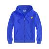 HEYPLAY Peach Heart Japanese Streetwear Unisex Hooded Zip-Up Sweatshirt