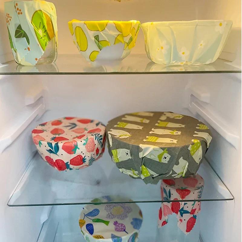 Reusable Food Fresh Keeping Cloth Organic Storage Natural Grade Beeswax Food Wrap Eco Friendly Kitchen Packaging Paper