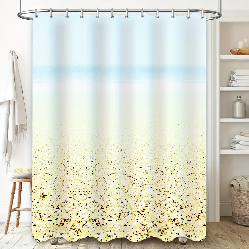 Modern Cute Dog Print Shower Curtains Home Decor Waterproof Pet Bathing Room Decoration Shower C