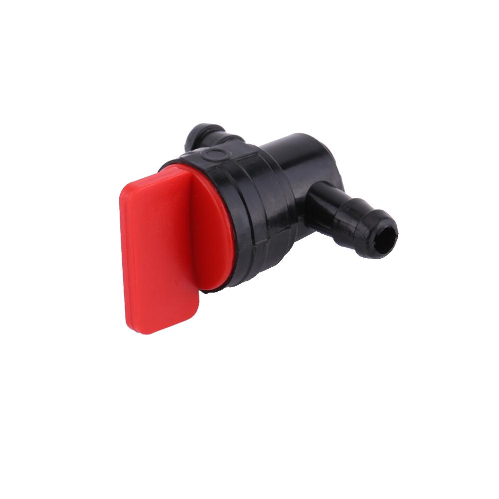 Rubinetto Carburante Universale in Plastica 6mm Inline On Off Adatto per Tubo Flessibile da 1/4