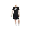 New Nike Sportswear Essentials Women's Logo T-Shirt Black DX7907-010