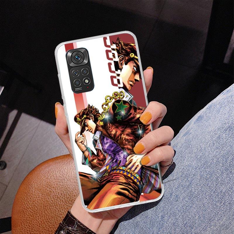 JoJo Bizarre Adventure Anime Phone Case For Xiaomi Redmi Note 15 14 13 12S 12 11 Pro Plus 14S 11S 11E 10 10S 11T 5G Personalized