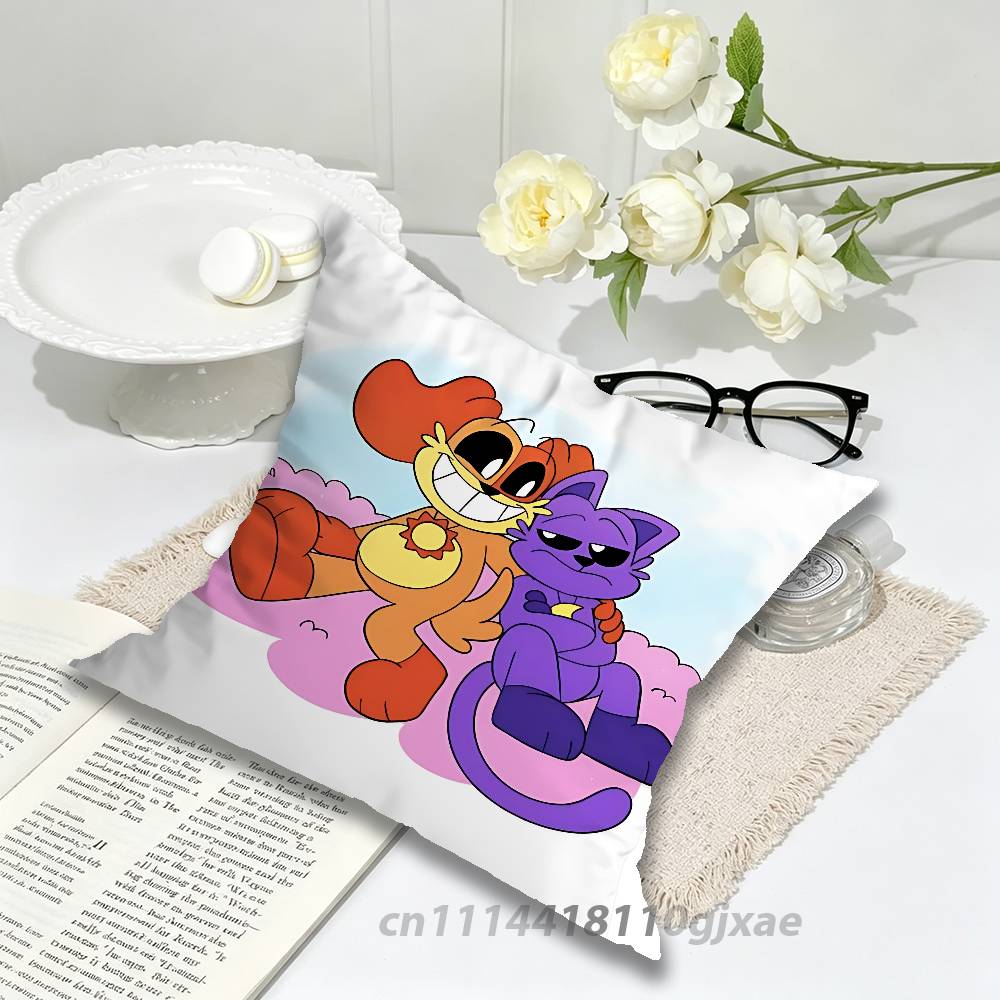 CCatnap and DDogday Pillow Case Living Room Sofa Cushion Cover Suitable For Home Bedroom Room Decoration