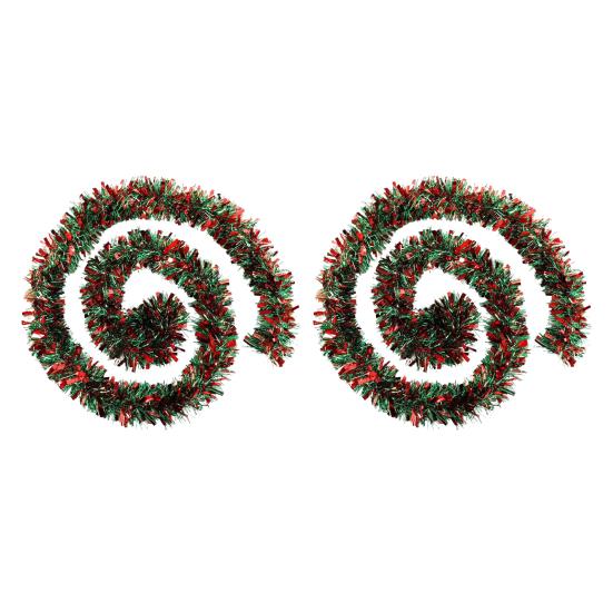 2/4/6/8/10Pcs Christmas Color Strips Christmas Ribbons Garland Indoor Outdoor Festive Decor