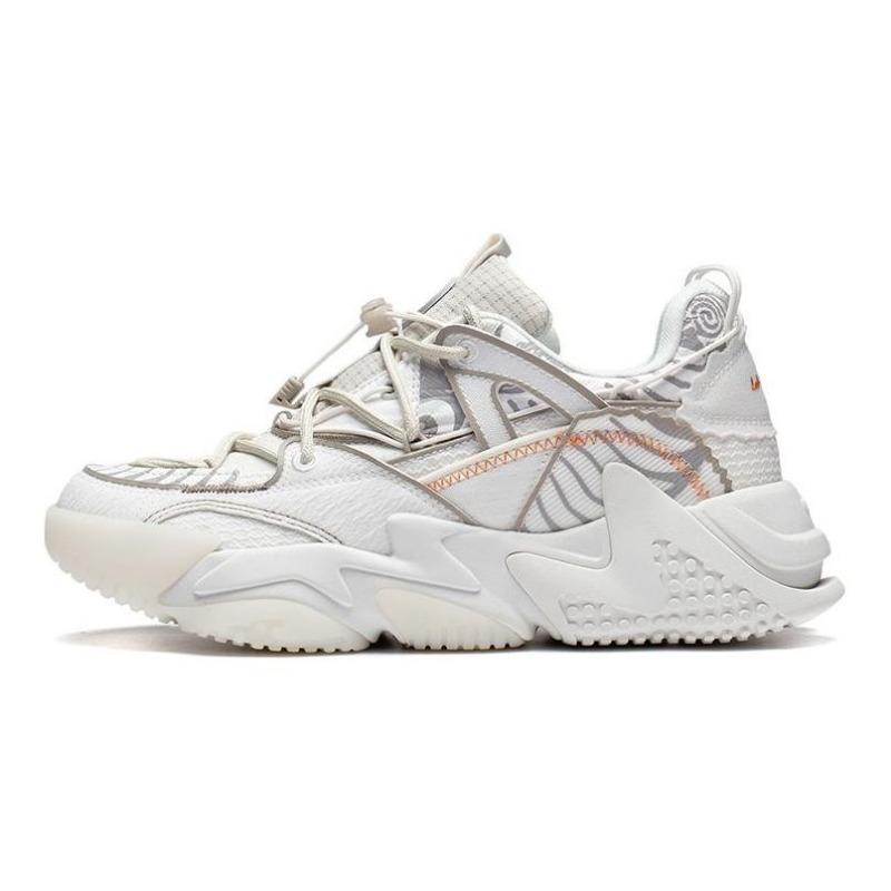 Li-Ning CF Qianxingce Dream Chaser Women Low Casual Shoes Mist White AGLR172-5 38